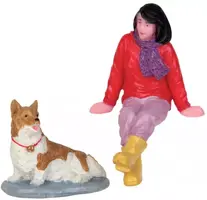 Lemax a short break s/2 kerstdorp figuur type 2 2015 - afbeelding 1