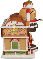 Lemax apple dumpling diner verlicht kersthuisje Sugar 'N' Spice 2025 - afbeelding 3