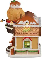 Lemax apple dumpling diner verlicht kersthuisje Sugar 'N' Spice 2025 - afbeelding 4