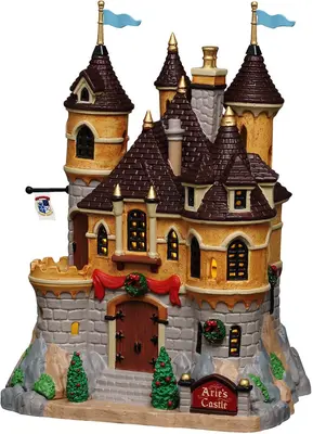 Lemax arie's castle verlicht kersthuisje Caddington Village 2026 - afbeelding 1