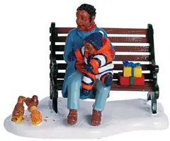 Lemax at the park kerstdorp figuur type 3 Plymouth Corners 2006 - afbeelding 1