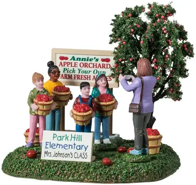 Lemax autumn field trip kerstdorp tafereel Harvest Crossing 2024 - afbeelding 1
