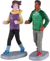 Lemax autumn jog s/2 kerstdorp figuur type 2 2020 - afbeelding 1