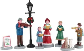 Lemax baily's music school carolers s/8 kerstdorp figuur type 6 Caddington Village 2020 - afbeelding 1