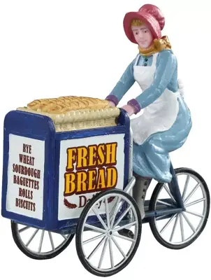 Lemax bakery delivery kerstdorp figuur type 3 Caddington Village 2021 - afbeelding 1
