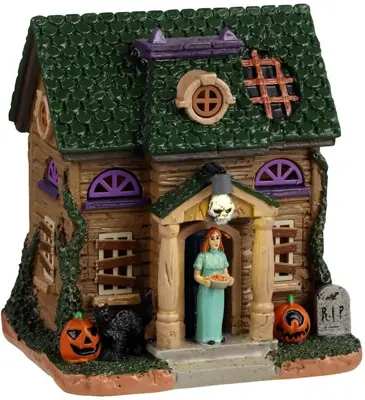 Lemax banshee's treats, ac adaptable verlicht tafereel Spooky Town 2024 - afbeelding 1