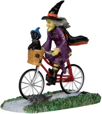 Lemax be-witching bike ride halloween figuur Spooky Town 2013 - afbeelding 1