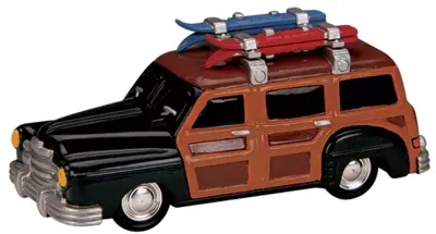 Lemax beach wagon kerstdorp accessoire 2008 - afbeelding 1