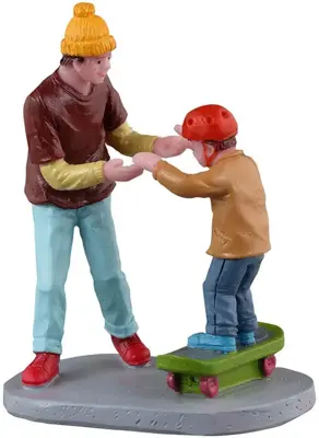 Lemax beginner boarder kerstdorp figuur type 2 Caddington Village 2023 - afbeelding 1
