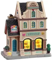 Lemax belinda's biscuiteer verlicht kersthuisje Caddington Village 2021 - afbeelding 1