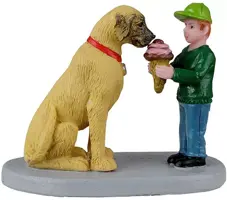 Lemax best friends share kerstdorp figuur type 2 Caddington Village 2022 - afbeelding 1