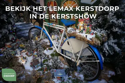 Lemax bike ride s/3 kerstdorp figuur type 3 2017 - afbeelding 2