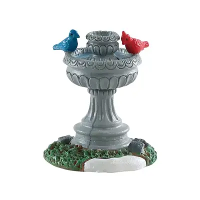 Lemax bird fountain kerstdorp accessoire Caddington Village 2018 - afbeelding 1