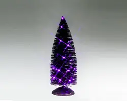 Lemax black bristle tree with purple lights verlichte boom Spooky Town 2025 - afbeelding 1