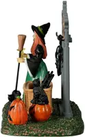 Lemax black cat countdown tafereel Spooky Town 2022 - afbeelding 3