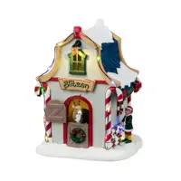 Lemax blitzen's den verlicht kerstdorp tafereel Santa's Wonderland 2024 - afbeelding 2