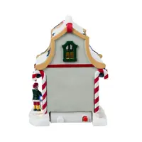 Lemax blitzen's den verlicht kerstdorp tafereel Santa's Wonderland 2024 - afbeelding 5