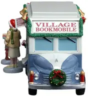 Lemax bookmobile kerstdorp tafereel 2026 - afbeelding 3
