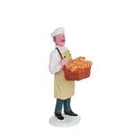 Lemax bread delivery kerstdorp figuur type 1 2006 - afbeelding 1