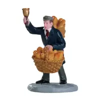 Lemax bread peddler kerstdorp figuur type 2 Caddington Village 2018 - afbeelding 1