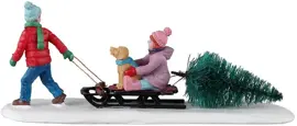 Lemax bringing home our tree kerstdorp tafereel Vail Village 2023 - afbeelding 4