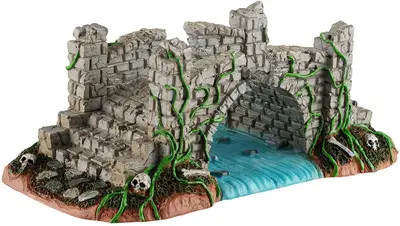 Lemax broken bridge tafereel Spooky Town 2026 - afbeelding 1