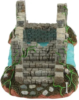 Lemax broken bridge tafereel Spooky Town 2026 - afbeelding 3