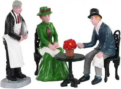 Lemax café society s/4 kerstdorp figuur type 5 Caddington Village 2020 - afbeelding 1