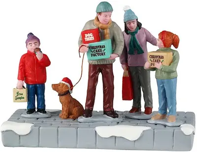 Lemax cake shopping kerstdorp tafereel Caddington Village 2025 - afbeelding 1