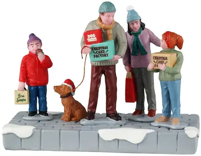 Lemax cake shopping kerstdorp tafereel Caddington Village 2025 - afbeelding 2
