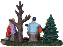 Lemax campfire music kerstdorp tafereel Vail Village 2015 - afbeelding 4
