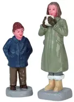 Lemax can i have some too? s/2 kerstdorp figuur type 2 2017 - afbeelding 1