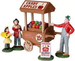 Lemax candy apple cart s/5 halloween figuur Spooky Town 2022 - afbeelding 1