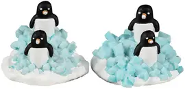 Lemax candy penguin colony, set of 2 kerstdorp figuur type 3 Sugar 'N' Spice 2023 - afbeelding 1