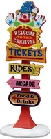 Lemax carnival welcome sign kerstdorp accessoire Carnival 2025 - afbeelding 1