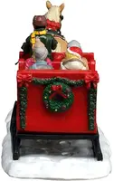 Lemax caroling sleigh ride kerstdorp tafereel Harvest Crossing 2026 - afbeelding 3