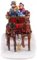 Lemax carriage cheer kerstdorp tafereel 2021 - afbeelding 2