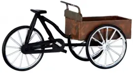 Lemax carry bike kerstdorp accessoire Caddington Village 2016 - afbeelding 1