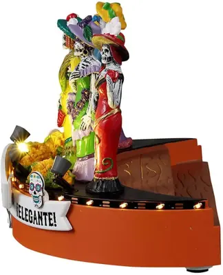 Lemax catarinas fashion show verlicht tafereel Spooky Town 2023 - afbeelding 3