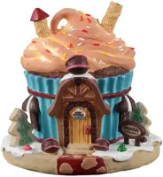 Lemax chocolate chalet verlicht kerstdorp tafereel Sugar 'N' Spice 2022 - afbeelding 1