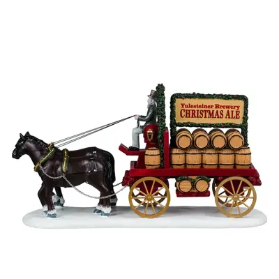 Lemax christmas ale delivery kerstdorp tafereel Caddington Village 2024 - afbeelding 2