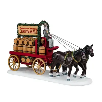 Lemax christmas ale delivery kerstdorp tafereel Caddington Village 2024 - afbeelding 4