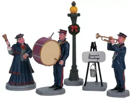 Lemax christmas band s/5 kerstdorp figuur type 4 Caddington Village 2006 - afbeelding 1