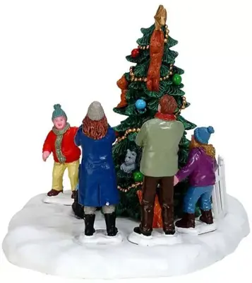 Lemax christmas catastrophe kerstdorp tafereel 2017 - afbeelding 2
