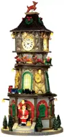 Lemax christmas clock tower bewegend kersthuisje 2014 - afbeelding 1