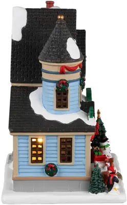 Lemax christmas joy residence verlicht kersthuisje Caddington Village 2023 - afbeelding 2
