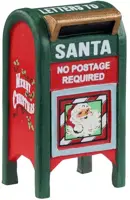 Lemax christmas mailbox kerstdorp accessoire 2021 - afbeelding 1