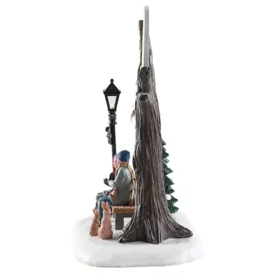 Lemax christmas moon verlicht kerstdorp tafereel Vail Village 2018 - afbeelding 2
