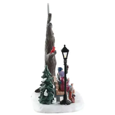 Lemax christmas moon verlicht kerstdorp tafereel Vail Village 2018 - afbeelding 3