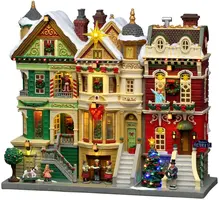 Lemax christmas on victoria street verlichte facade Caddington Village 2026 kopen?